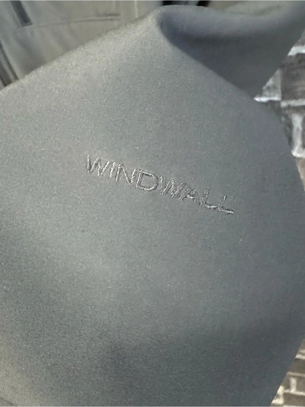 The North Face windwall jacket gray coat